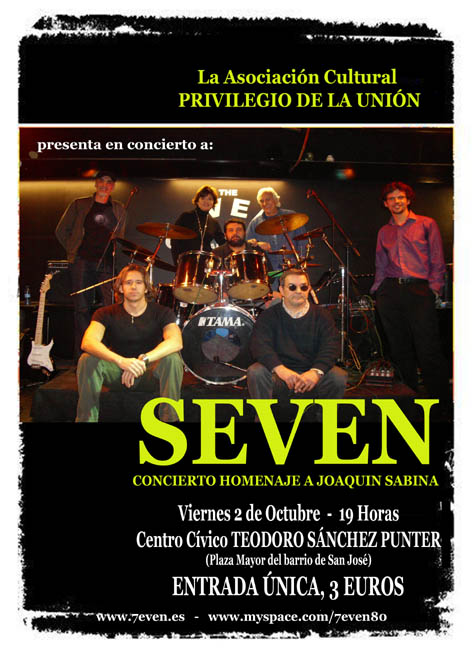 Actuación del Grupo ?SEVEN?,  en Zaragoza