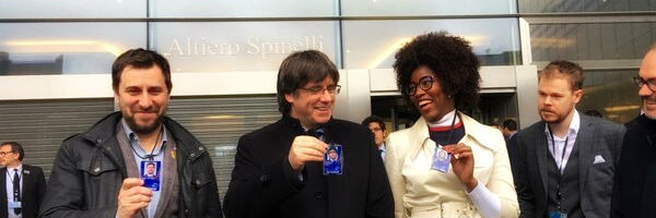 Carles Puigdemont y Toni Comín: Eurodiputados