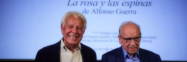 Reflexiones controvertidas de González y Guerra en un encuentro inusual