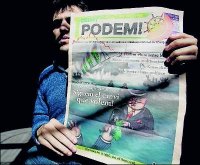 Manifestación para exigir la libertad de Enric Duran